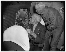 Gettysburg Battlefield PA 1940s Civil War Veterans Boeing 247D Airliner picture