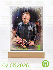 Dave Alvin--1F4--Picture Frame With Wooden Base picture