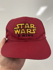 Vintage 1996 rare George Lucas star Wars Bantam Books X-Wing rogue Squadron Hat picture