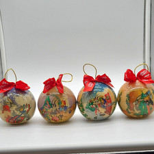 Vtg 1995 Looney Tunes Christmas Ornaments Lot of 4 Matrix Bugs Daffy Elmer Fudd picture