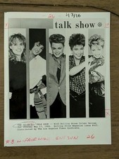 The Go-Go's Talk Show, Rare Vintage 1984 Press Photo For Rolling Stone Magazine picture