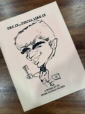 Mark Nathan Sicher Lecture Notes Magic Rare Signed Try It You’ll Like It picture