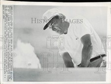 1965 Press Photo Julius Boros in sand trap at Bellerive Country Club, St. Louis picture