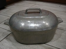 Vtg Wagner Ware Sidney O Magnalite 4265P Oval 8 Qt Roaster Dutch Oven Lid Trivet picture