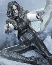 Selene Figurine Underworld Hand Painted Model / DIY Kit 18 pcs picture