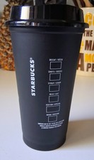 Starbucks 2021 Black & Gold Rose Reusable Hot Cup 16oz Grande with Lid - NEW picture