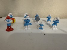 Smurfs Figurine Set  2013 Peyo Collection  Vintage Smurf Toys Lot Of 8 Many picture