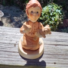 Goebel Hummel M. I. Hummel Hand Painted Porcelain Girl Figurine W. Germany picture