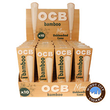 OCB Bamboo Unbleached Mini Size 10 count-10 pack  Cones picture