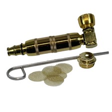 Classic Double Chamber Pipe -Tobacco Smoking Pipe  Herb Collectible Tobaccian picture