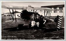 1930 Photo Hap Arnold & Thomas Milling US Army Air Corps Biplane Large 9.75x6 picture