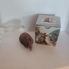 Vintage Stone Critter Sc-884 Banded Armadillo With Box picture