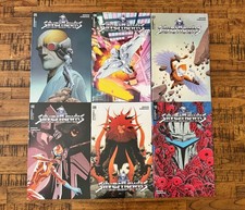SilverHawks #5 #6 #7 #8 #9 #10 Main Covers NM+ Dynamite - Brisson Kambadais⁠ picture