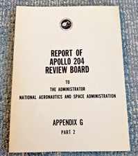 RARE Report of Apollo 204 Review Board NASA Appendix G Part 2 Incl. Final Report picture