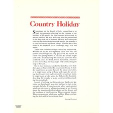 Country Holiday Lansing Christman 1980s Poem Retro Kitsch Wall Art SE12 picture