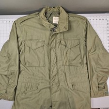 Vintage M65 Field Jacket Medium Regular 60s Alpha Industries Aluminum Scovill picture