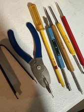 Vintage GC Electronics Tool Lot Pin Extractor Pliers Picks 9163 9076 2290 As Is picture