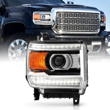 - for 2016-2019 GMC Sierra 2500HD 3500HD Hid/Xenon W/Led DRL Projector Headlight picture
