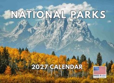 National Parks Calendar 2027 Park Gifts Monthly Wall Nature picture