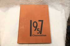 Vintage 1957 Cincinnatian - University of Cincinnati Yearbook w/ OSCAR ROBERTSON picture