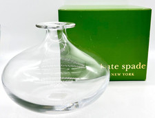 NIB BEAUTIFUL KATE SPADE LENOX PIA HYDRANGEA VASE, LEAD FREE CRYSTAL picture