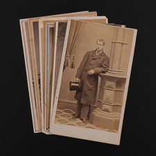 CDV Unknown Victorian Handsome Men 6 Piece Lot New York NY #677 picture