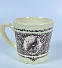 1956 Kerr County Texas Centennial Mug Vernon Kilns Wildlife Deer Turkey picture