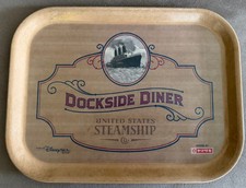 Tokyo DisneySea Park Used Authentic Tray Dockside Diner RARE Disney Disneyland picture