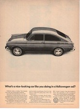 Vintage 1966 Volkswagen VW Nice Car Like You Fastback picture