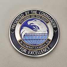 US 3D Combat Camera SQ Challenge Coin picture