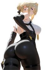 Evelyn ZZZ Zenless Zone Zero Waifu Weatherproof Anime Sticker 6