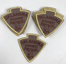 20 OK Oklahoma Highway Patrol Patches Vintage Lot 2 3/4” picture