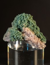 Rare Green Grape Agate Cluster Purple Botryoidal Chalcedony Mineral Specimen 66g picture