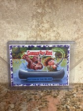 2018 Garbage Pail Kids Oh The HORROR-IBLE 6B Bottom of the Blake Purple Border picture