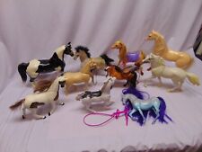 (10) vintage & Modern Plastic model Horses Mattel 10