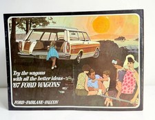 1967 Ford Wagons Brochure Fairlane Falcon Vintage Auto Advertising Booklet picture