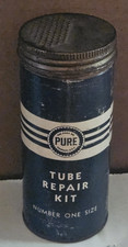 VINTAGE PURE TIRE TUBE REPAIR KIT - PURE OIL CAN CO. picture