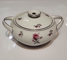 Rose Chintz By Meito Sugar Bowl Pink Rose Made In Japan picture