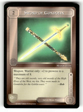 Tolkien Sword of Gondolin 1995 Tolkien Enterprises #2 Item Card picture