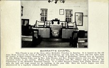 Barratt's Chapel Methodist Church Kent County Delaware Vintage Postcard 1900's picture