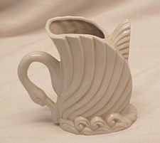 White Swan Succulent Planter Art Pottery Vintage MCM picture