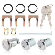 Pontiac Bonneville Catalina Door Lock Cylinder Lock Cylinder Set Compatible picture