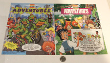 UNUSED  1993 Burger King Kids Club Adventures 2 & 3 Teenage Mutant Ninja Turtles picture