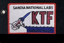 Sandia Labs USAF Kauai Test Facility Patch Department Energy Tonopah Pantex picture
