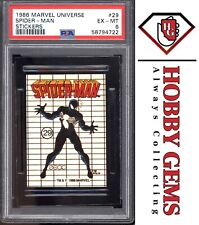 SPIDER-MAN PSA 6 1986 Marvel Universe Comic Images Sticker #29 picture