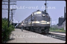 J Original Slide - New York Central NYC PC 4080 Passenger Scene Marion OH 1968 picture