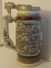 Vintage 1982 Avon Locomotive Themed Stein Handcrafted In Brazil Number 301549 picture