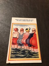 HUMOR - UNPOSTED POSTCARD - SORRY IF WE'RE OBSCURING THE VIEW.....SLOT 138 picture