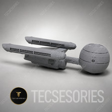 Star Trek Daedalus Class 10in Grey 3D Printed Starship Ship Display Model picture