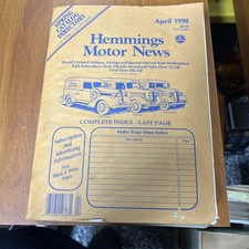 Vintage Hemmings Motor News, April 1990 Edition picture